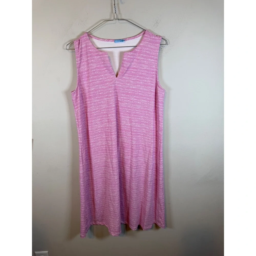 J.McLaughlin Womens Shift Dress Stretch Jersey Pink M